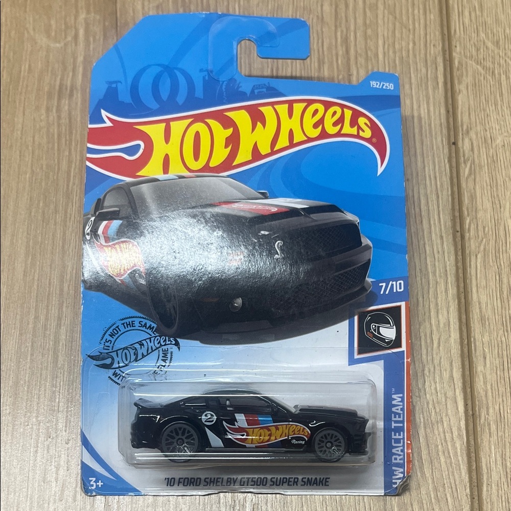 Hot Wheels Black Shelby GT500 Super Snake Toy Car